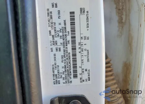 2018 Ford F150 Supercrew from USA, damaged, VIN 1FTEW1EG5JKC95019